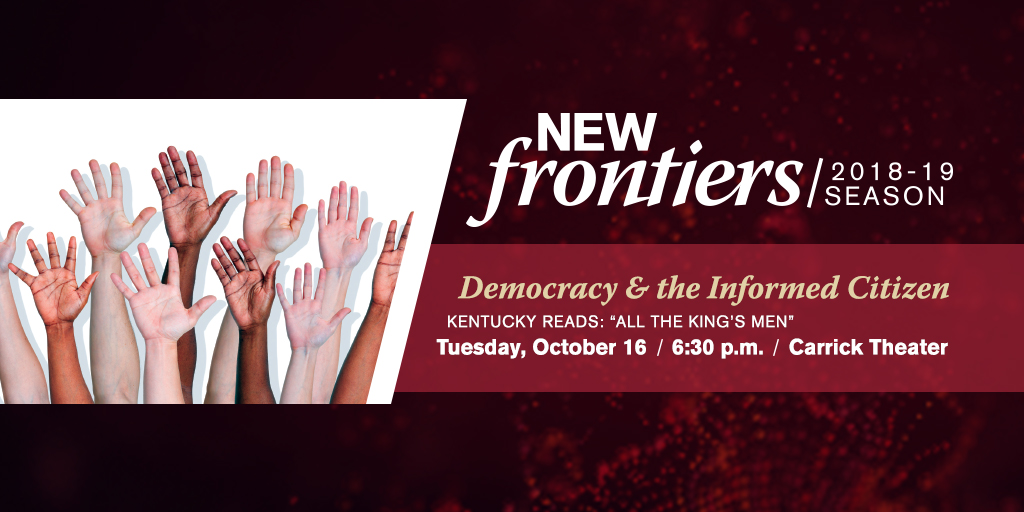 Join Transylvania’s community discussion on Democracy and the Informed Citizen on Oct. 16