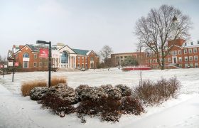 snowy campus