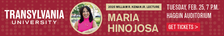 2025 William R. Kenan Jr. lecture | Maria Hinojosa | Tuesday, February 25, 7 pm, Haggin Auditorium | Get Tickets