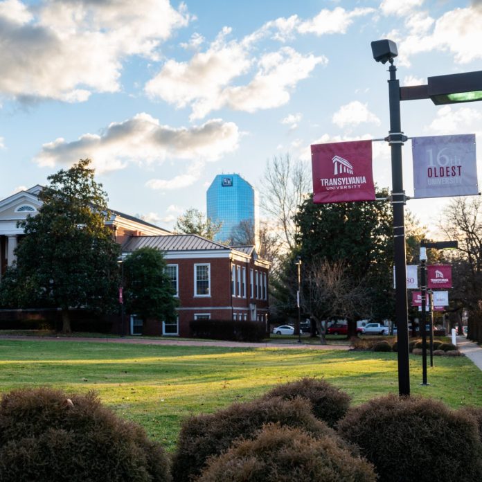 transylvania campus with lexington  buildings visible in the background