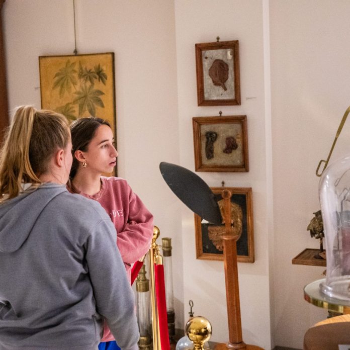 a group touring the moosnick museum